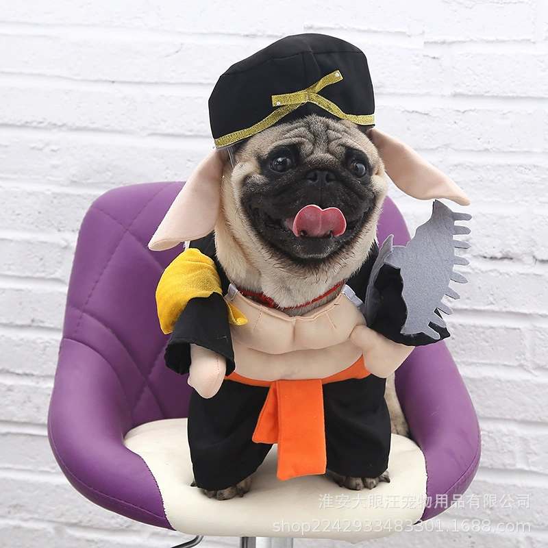 Домашние животные Хэллоуин Смешные Стоячая Свинья Восемь Кольцо Смешные Костюмы