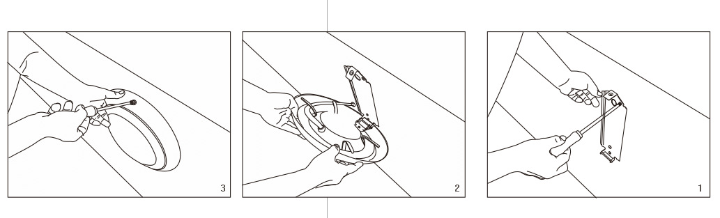 挂壁灯安装示意图