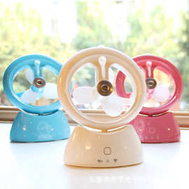 夏季爆款喷雾加湿器风扇办公室桌面空调USB水精灵风扇支持订制