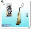 Keychain*hanging buckle anime game surrounding monster hunter 03 cold weapon sword