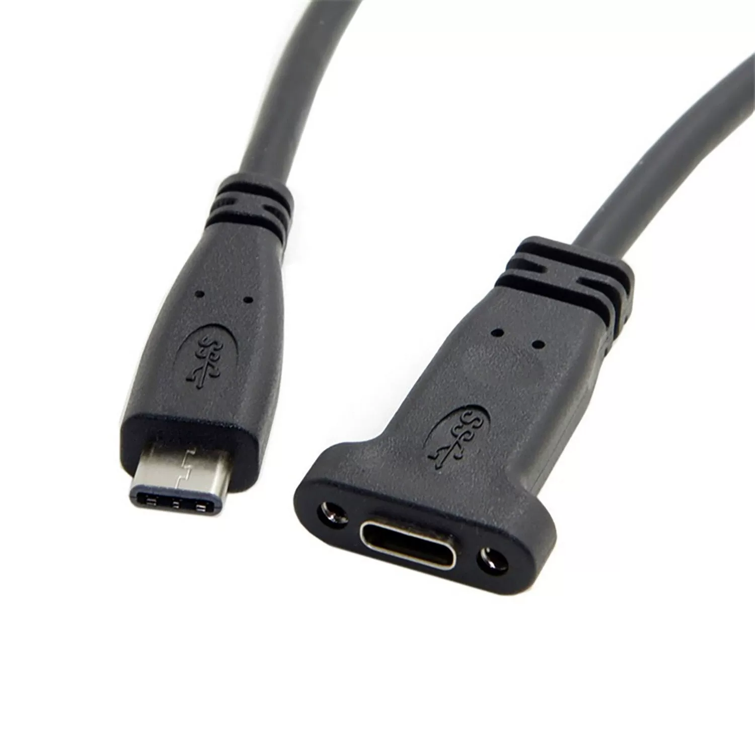 USB 3.1 Type C Male to Female Extension Data Cable