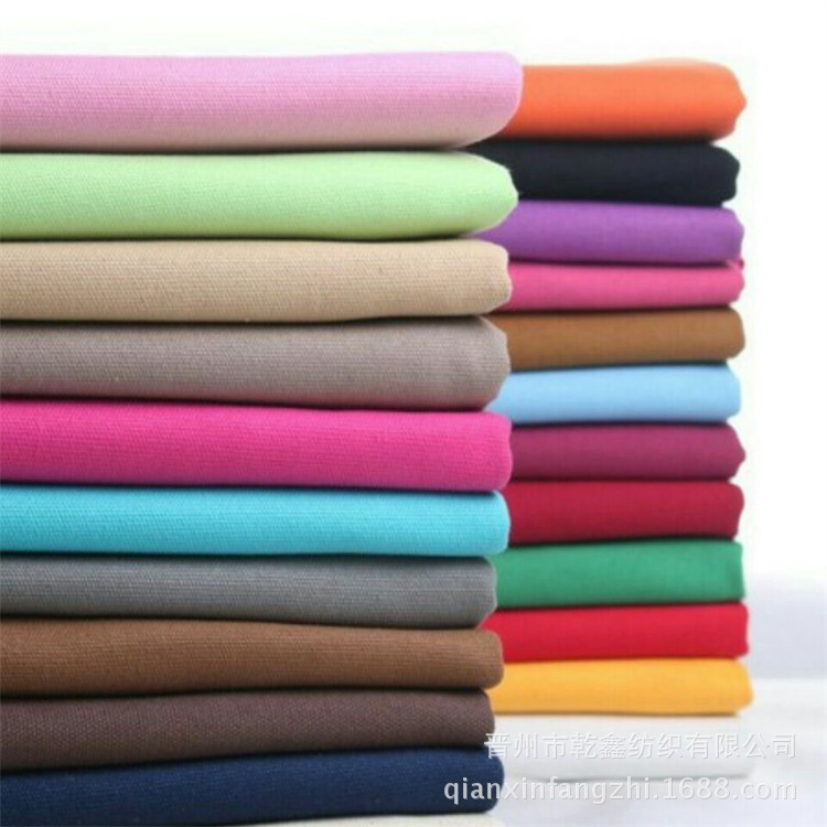 现货供应45支全涤110*76染色布料 化纤布口袋布平纹仿TC面料