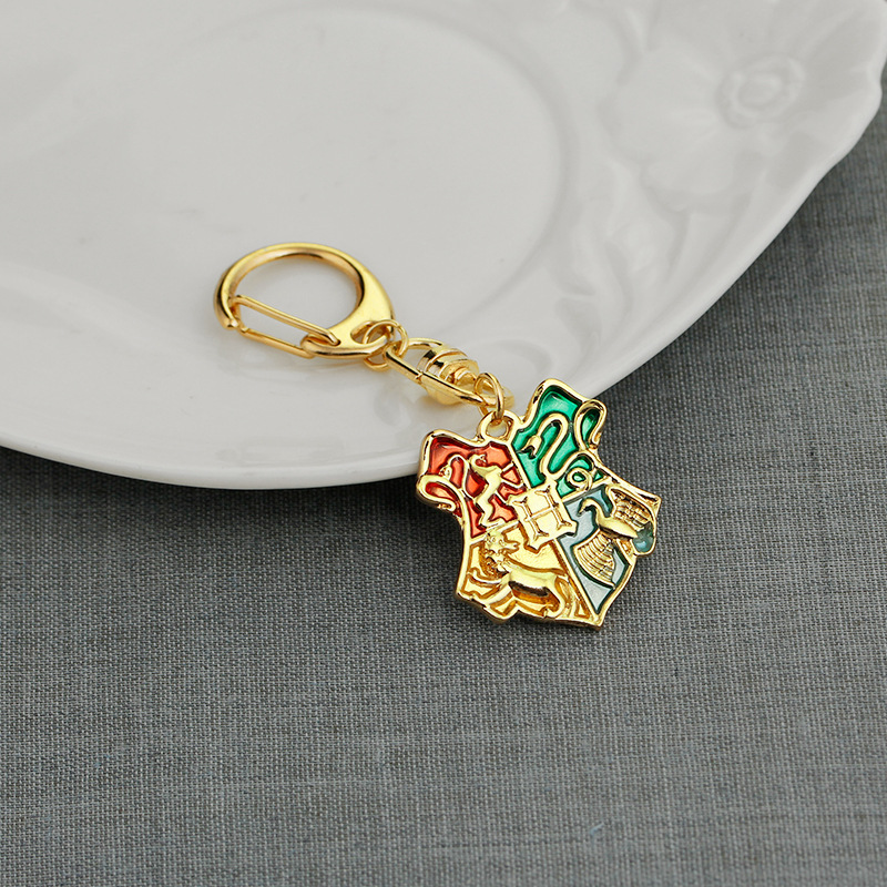 10g Weight Keychain Classification Alloy Material Printing Pattern Gold, Silver Color Fashion Simple New  Keychain Wholesale 2