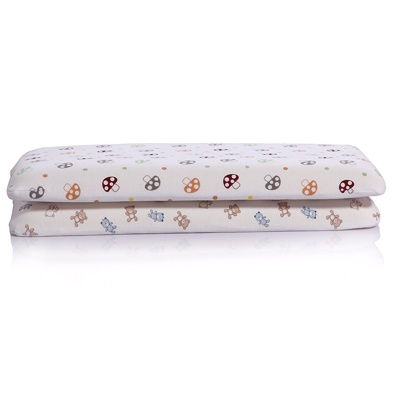 純棉薄兒童枕頭  寶寶慢回彈定型枕 嬰兒記憶枕 學生枕頭芯 0-3歲