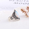 Retro ring, jewelry, accessory, wish, European style, moonstone, wholesale