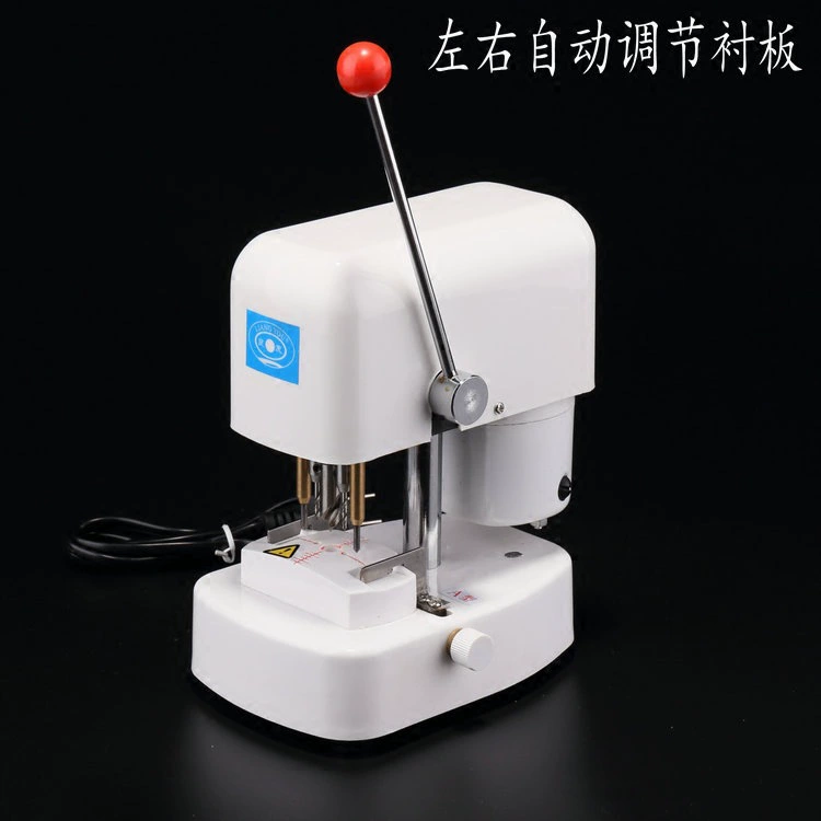 Очки магазин производство оборудования объектив литье удар 918А три глаза пробивая машина очки пробивая формовочная машина