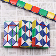 T Children's Brain Teaser Puzzle Cube Smart Transformable Toy 24 Segment Transformable Rope Toy Direct Manufacturer Sales