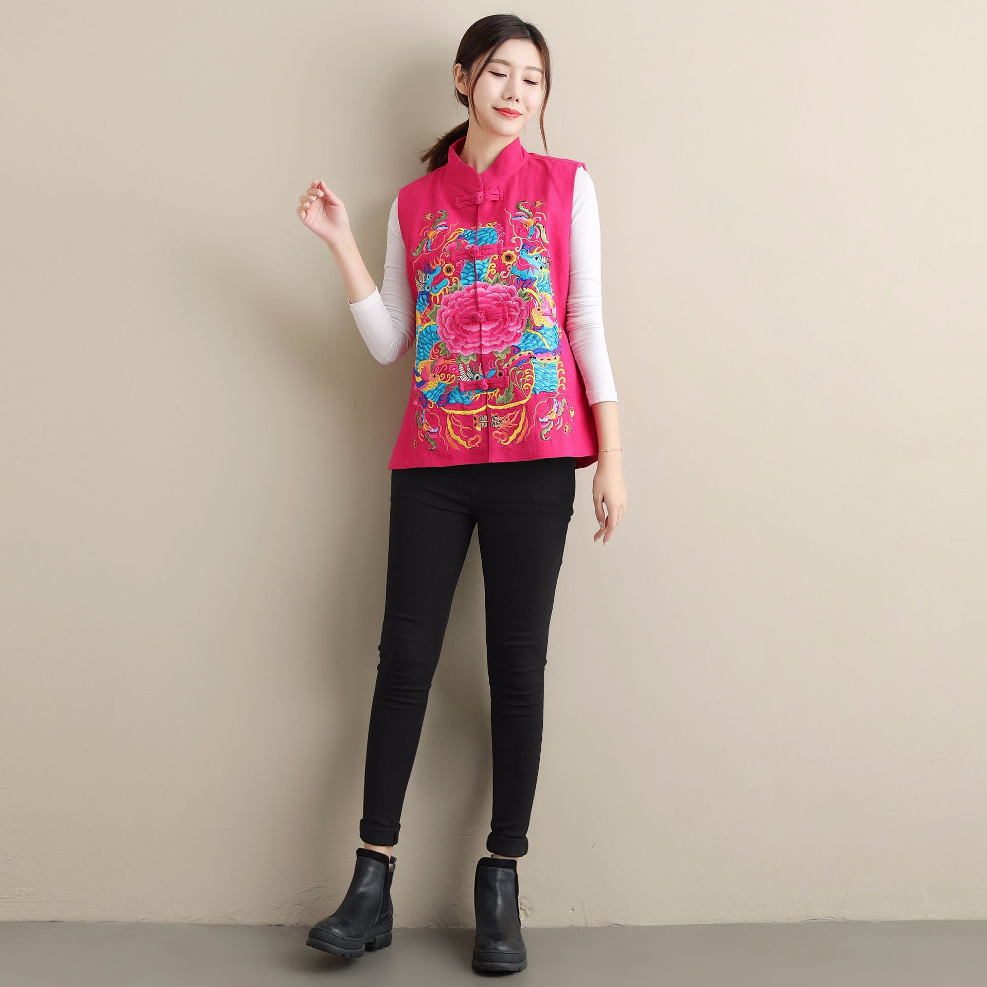 Gilet femme MA FAN TISSU en Coton - Ref 3316321 Image 58