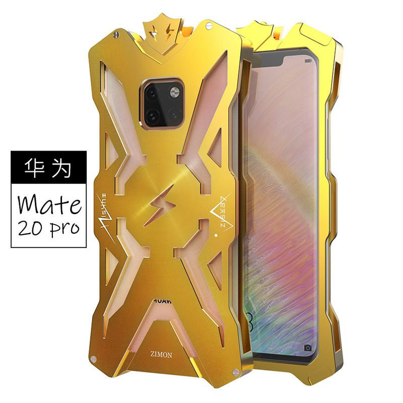 SIMON THOR Aviation Aluminum Alloy Shockproof Armor Metal Case Cover for Huawei Mate 20 Pro & Huawei Mate 20 X & Huawei Mate 20