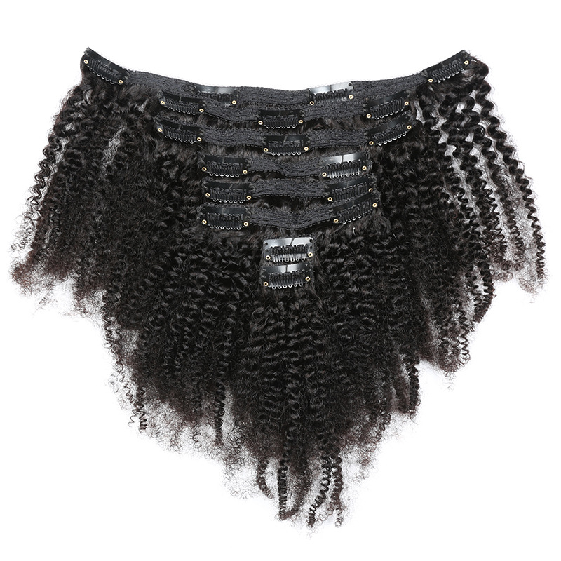 Afro Kinky curly Clip In Hair for women