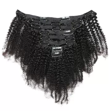 Afro Kinky curly Clip In Hair for women - ShopShipShake