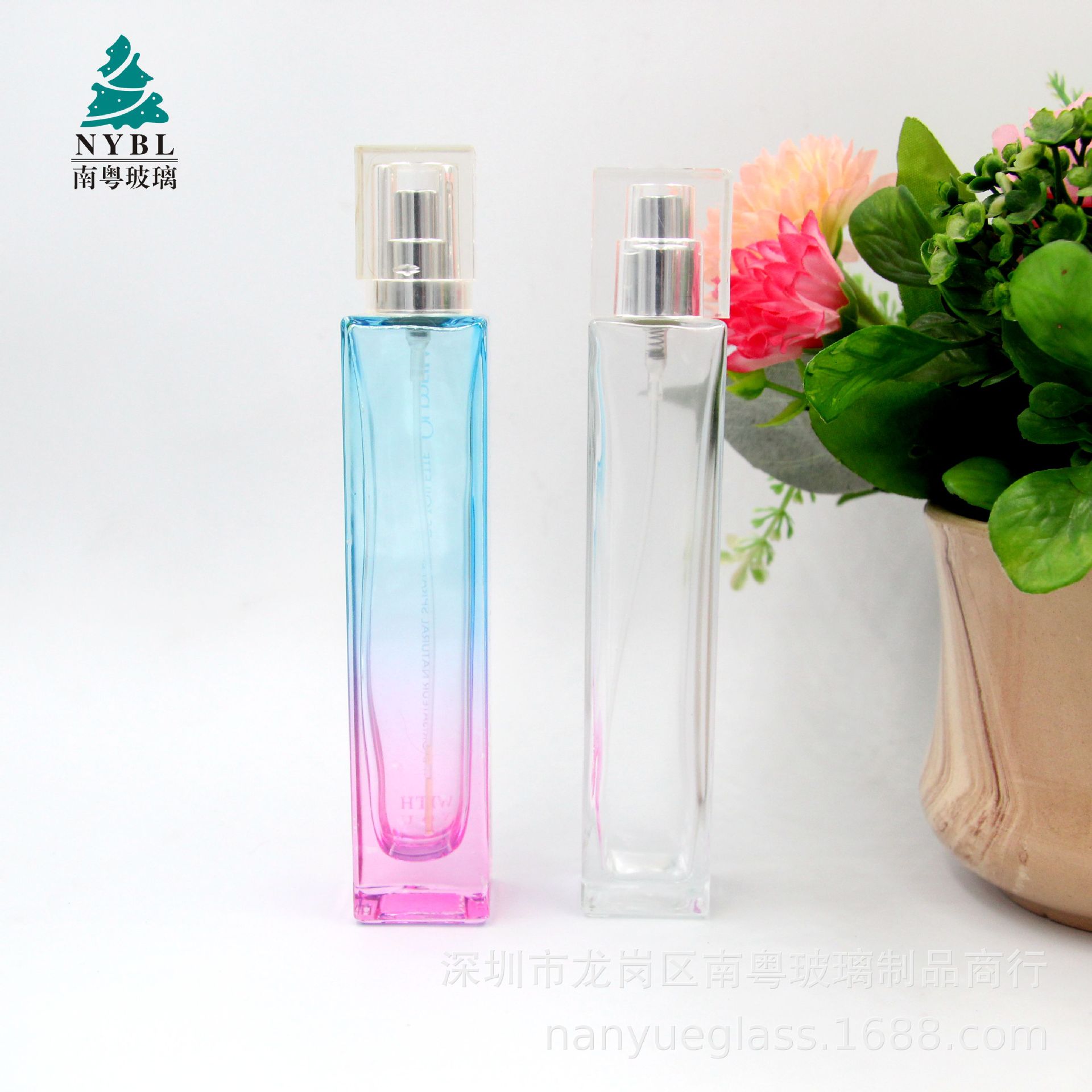 女士香水瓶 香水瓶 高档玻璃瓶 50ml 玻璃香水瓶