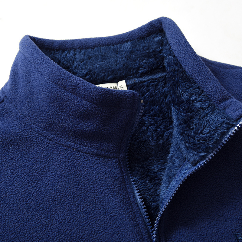 Men's Fleece-lined Fleece-lined Thickened Fleece-lined Outdoor Warm-keeping Charge Clothing Soft Shell Casual Large-size Jacket Liner