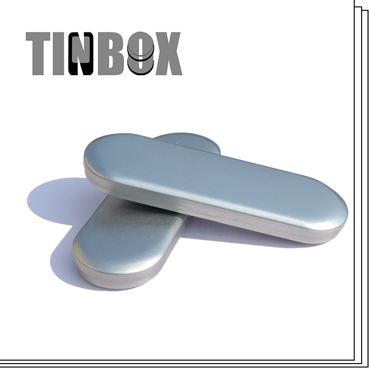 工厂马口铁盒 钢笔盒 粉刺针包装盒 美容针盒子 翻盖连体宽笔铁盒