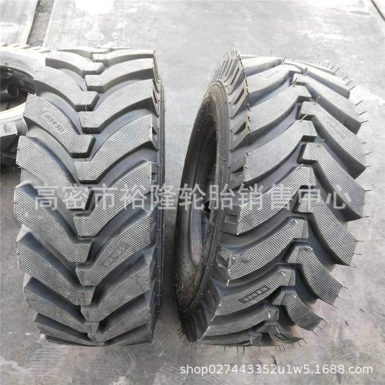 河南昆铲车轮胎7.25/8.25-16仑工程轮式挖掘机人字 12.00/8.25-16