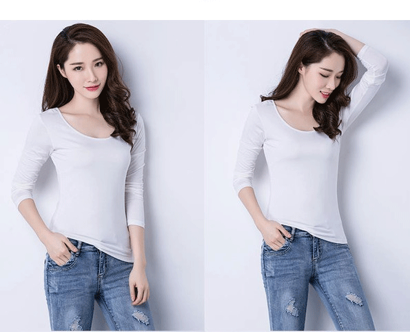 Tshirt femme HANGLE en Modal - Ref 3314470 Image 66