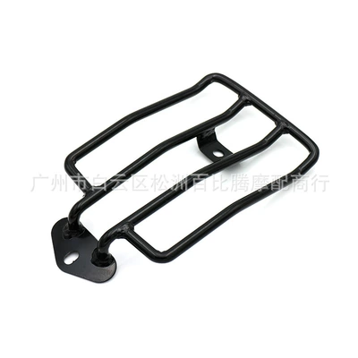 Suitable for Harley motorcycle XL883/1200 x 48 soft tail modified rear tail rack rear shelf luggage rack (Motosiklet ləvazimatları və aksesuarları) - black
