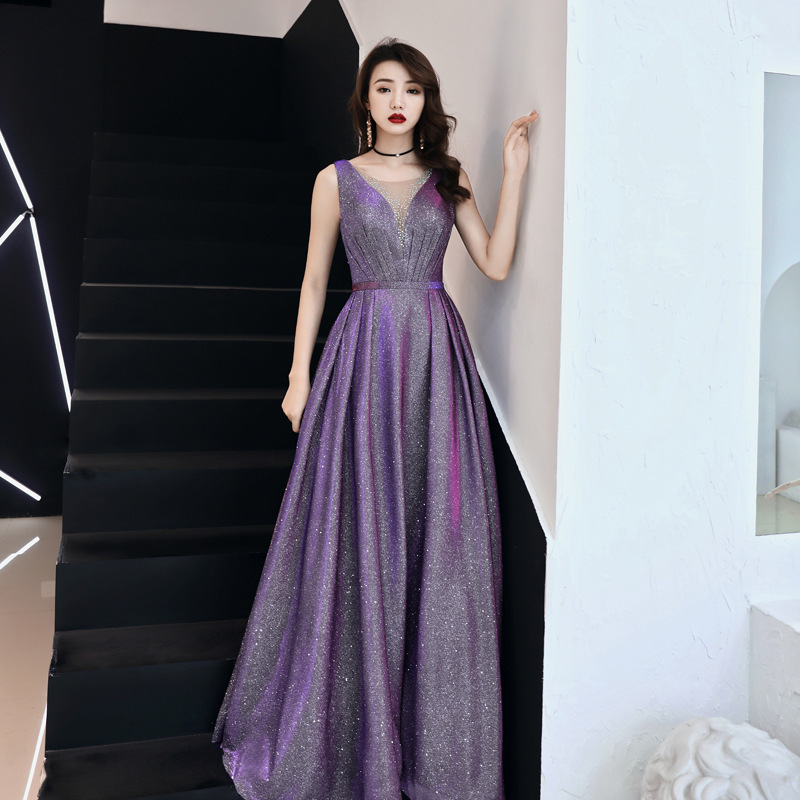 Evening Dresses cocktail party banquet dress vestido de banquete de cóctel Banquet evening dress female dinner party people&apos;s party dress