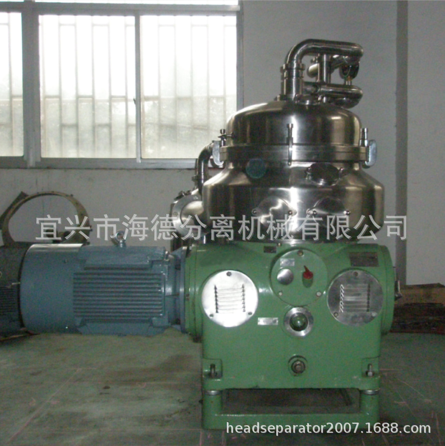 JMLDP500喷嘴排渣酵母碟式分离机 向心泵出料 酵母浓缩碟片分离机