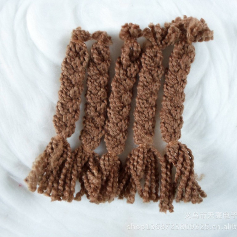 辫子绳 娃娃辫子头发 辫子流苏毛球辅料配饰