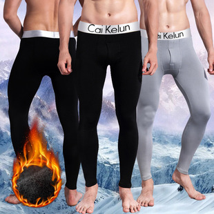 Мужские демисезонные удерживающие тепло цветные штаны, утепленное термобелье