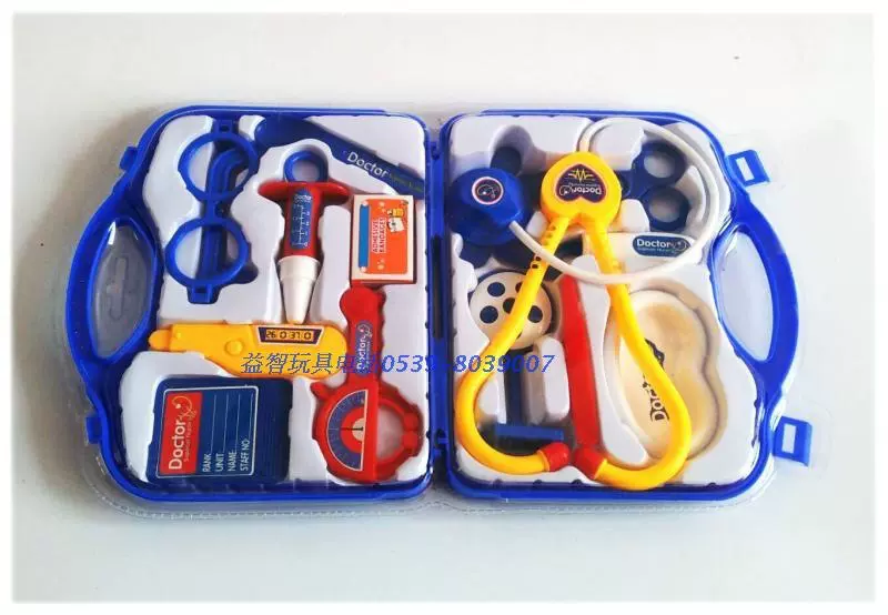儿童医药箱医具箱 过家家医生玩具套装7769  听诊器打针玩具