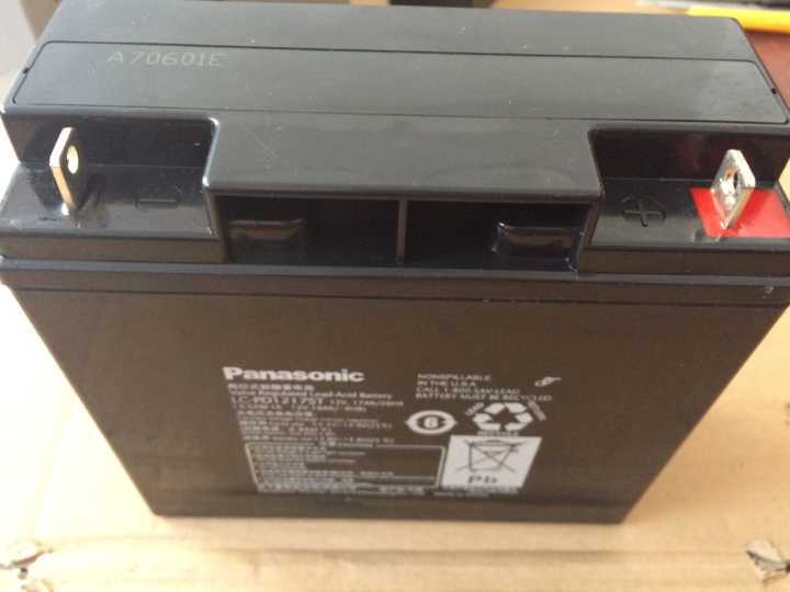 松下 LC-XC1221铅酸蓄电池12V21AH储能 铁路照明应急设备