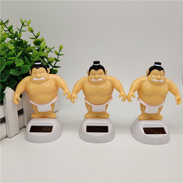大力士摇摆件太阳能公仔摇摆日本相扑手汽车内饰摆件车饰便宜详情1