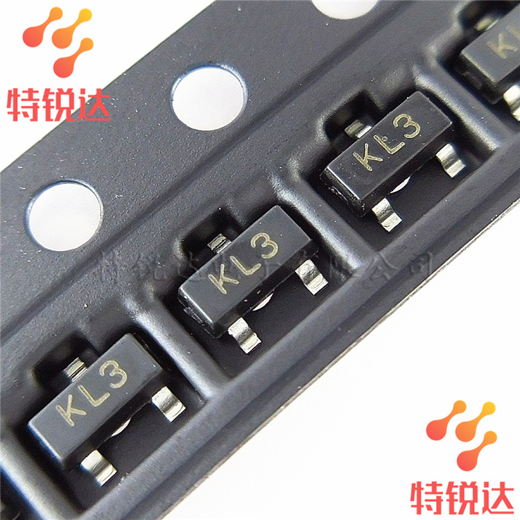 BAT54C 丝印：KL3 SOY-23贴片 CJ/长电 肖特基 贴片三极管 BAT54