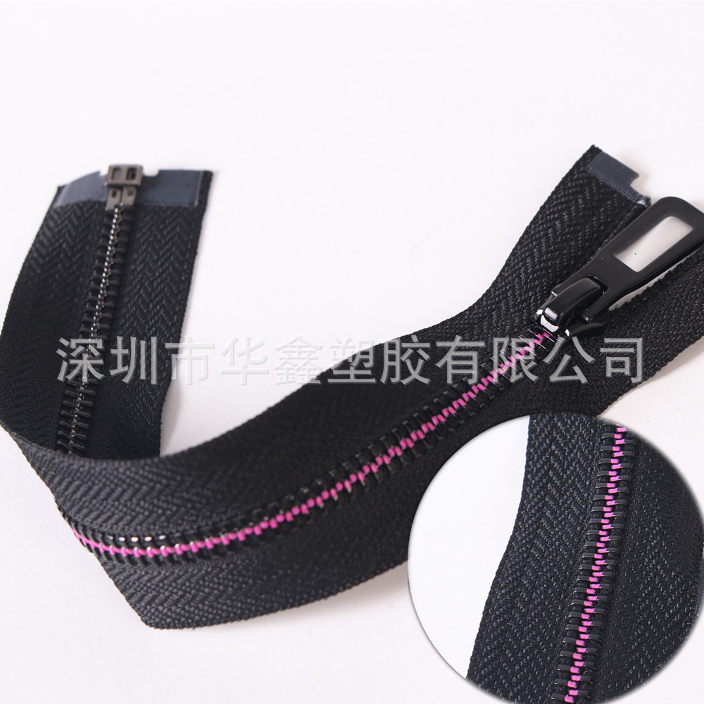 金属拉链 5#黄铜牙拉链 发光鞋裤链 不锈钢服装拉链|ms