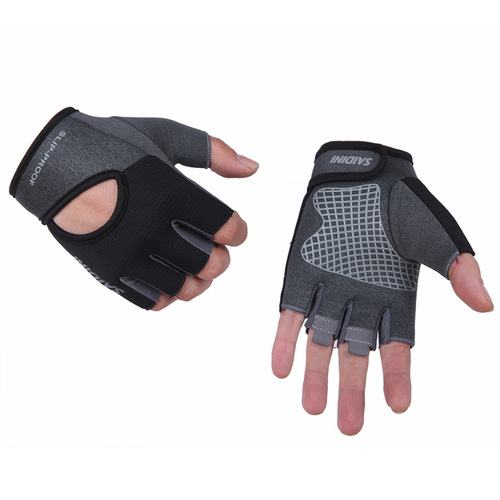Sports half-finger gloves summer thin fitness dumbbell bicycle outdoor cycling anti-slip new gloves