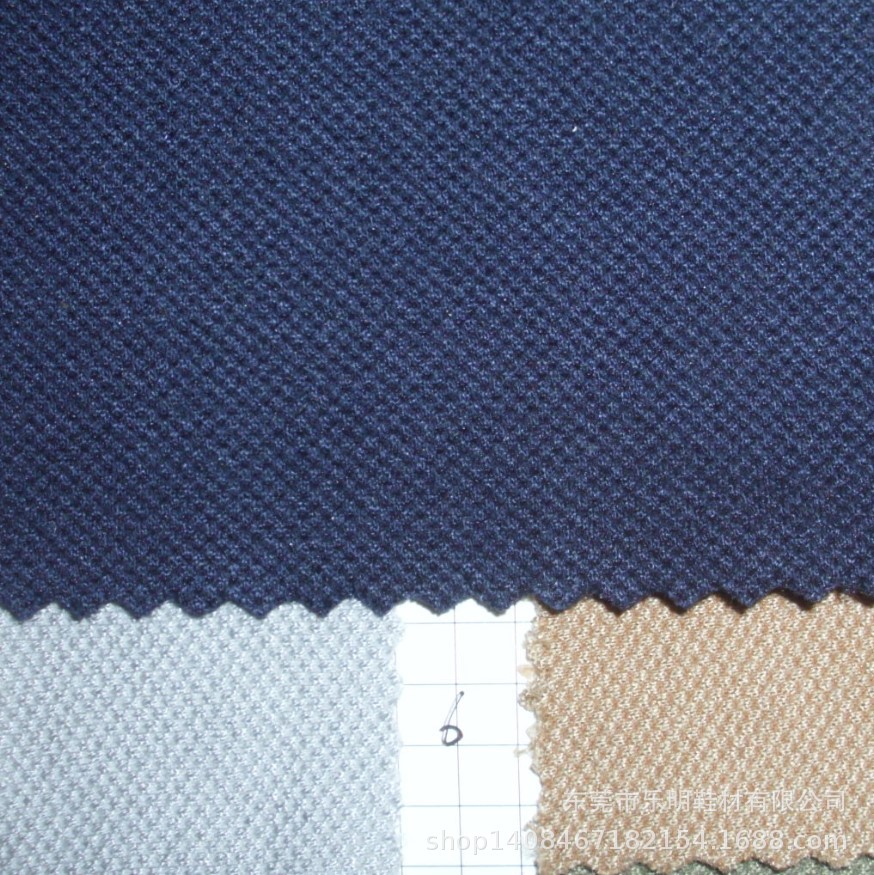 MB8325现货单面针织提花蜂巢网鞋材服装玩具面料