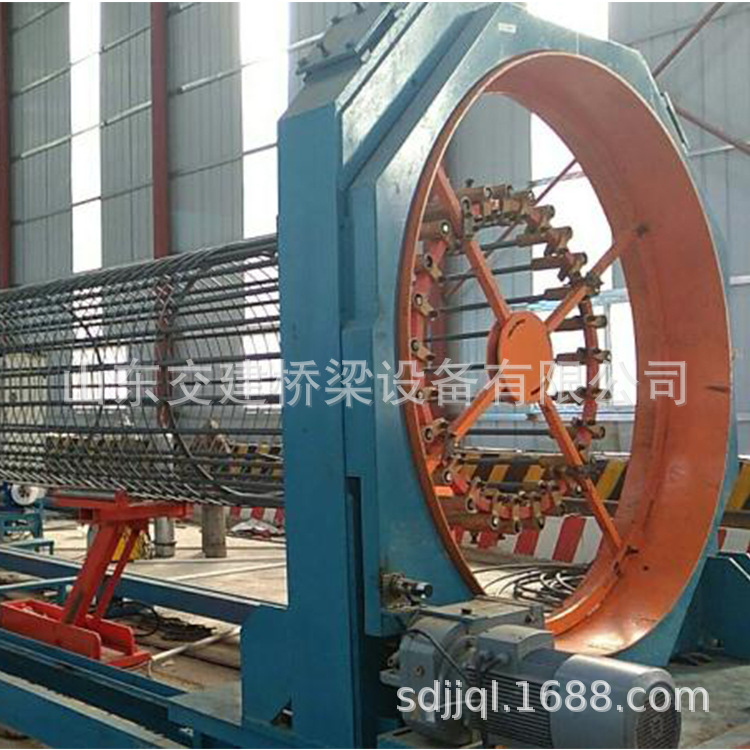 青海省华热项目钢筋笼滚焊机SJG2000 钢筋笼绕筋机