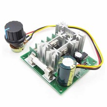 直流电机控制器 无极调速 6V-90V通用pwm直流电机调速器 PLC 15A