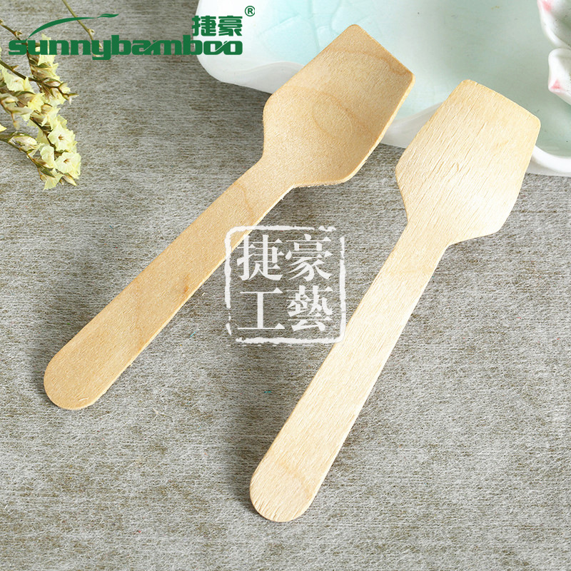 Wooden disposable tableware in its original color, handcrafted wooden forks and spoons, convenient for restaurants, wholesale from disposable fork and spoon manufacturers detail image 7