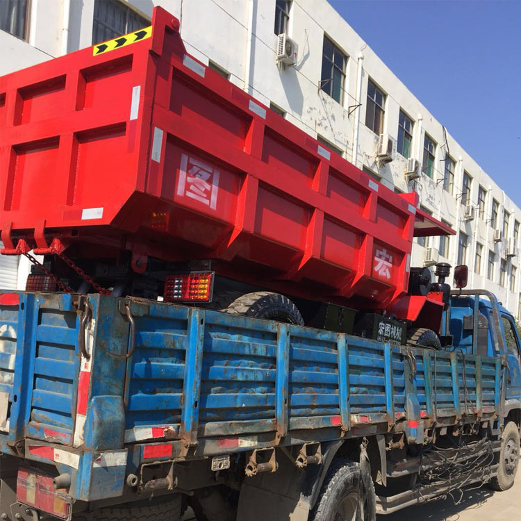 内蒙矿区翻斗运输四轮矿车 矿用四不像矿车 井下运矿车