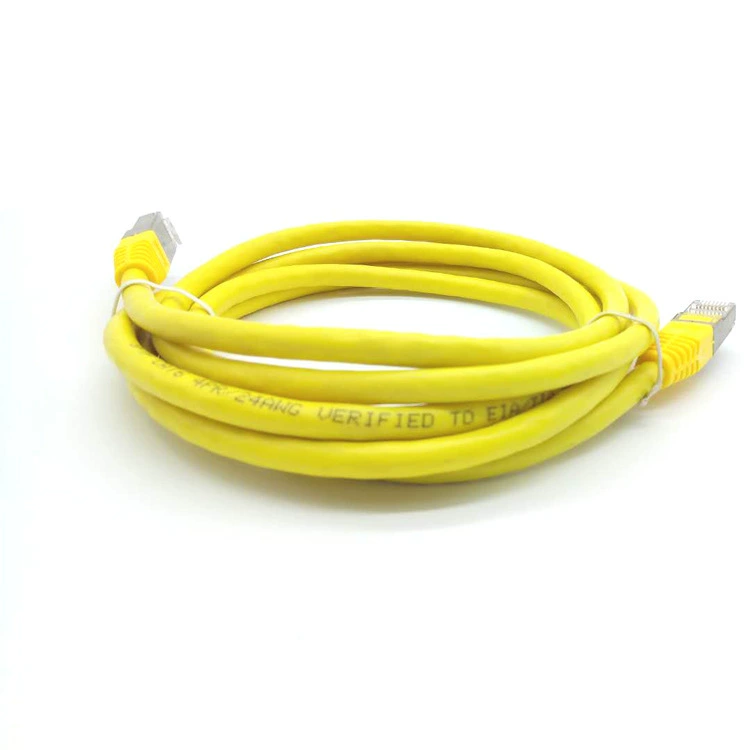Уличный CAT6 двухэкранный 6-тип сетевой кабель SFTP экранирование шесть видов круглый сетевой перемычка CAT6 соединение кабеля