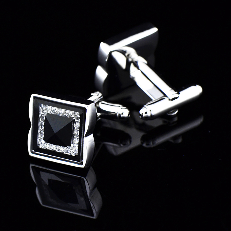 InBev Business Men's Crystal Cufflinks F...