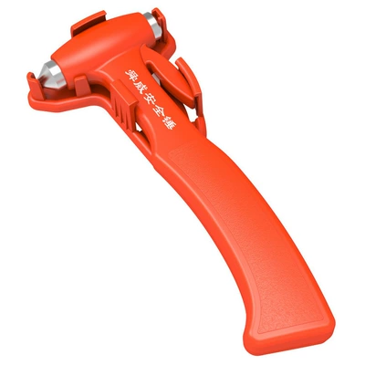Shunwei car multi-function safety hammer with seat window breaker car emergency escape hammer life hammer (Qəza çəkici) - orange