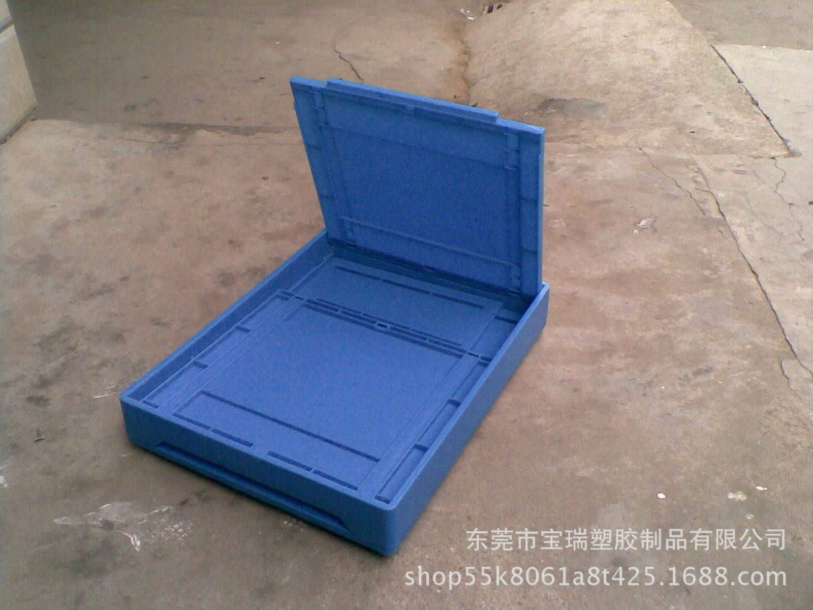 加厚 折叠塑料箱 黑色防静电周转箱 可堆式物流箱 收纳箱塑胶筐框