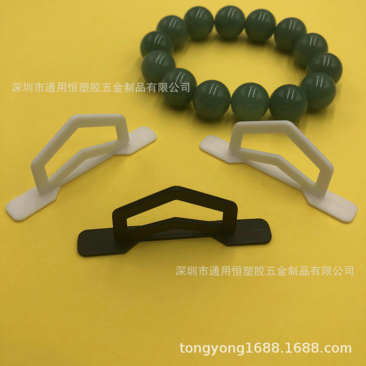 飞机孔展示挂钩塑胶连体飞机孔挂钩塑料三角扣挂钩包装彩盒挂钩
