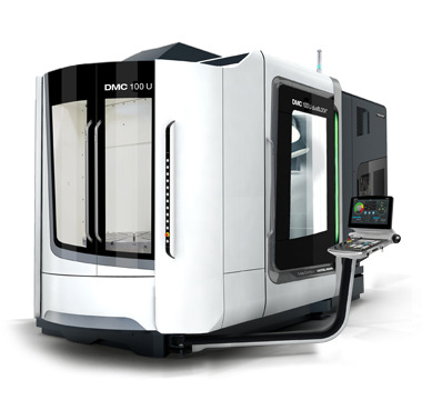 铣削带托盘交换系统5面5轴万能型加工中心  DMC 100 U duoBLOCK?
