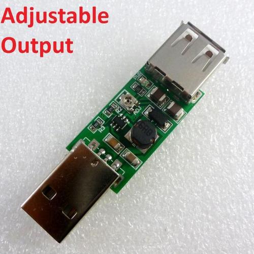USB to USB adjustable output module DC voltage converter 5V to 6-15V DC-DC boost power supply board