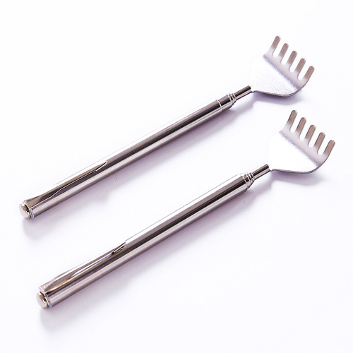 Cross-border retractable steel pipe for scratching and scratching without begging for help, retractable pen for scratching and scratching, rake and back scratcher, old man music