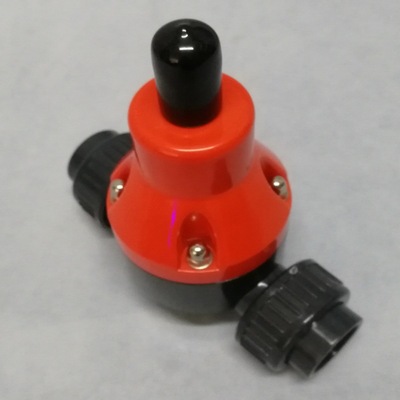 UPVC背壓閥 20mm DN15 4分 計量泵用背壓閥 蓄壓閥 PVC塑料阻尼閥