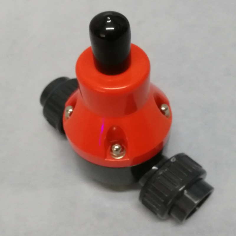 UPVC背壓閥 20mm DN15 4分 計量泵用背壓閥 蓄壓閥 PVC塑料阻尼閥