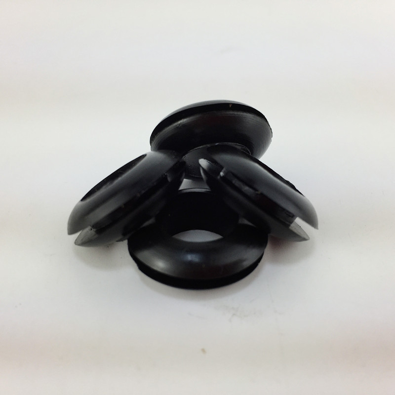 批发生产环保黑白色双面护线圈 单面穿线圈 护线套圈 出线环|ms