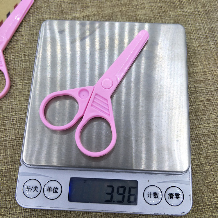 塑料小剪刀 儿童剪纸文具幼儿保护功能 安全塑料学生儿童手工剪详情12