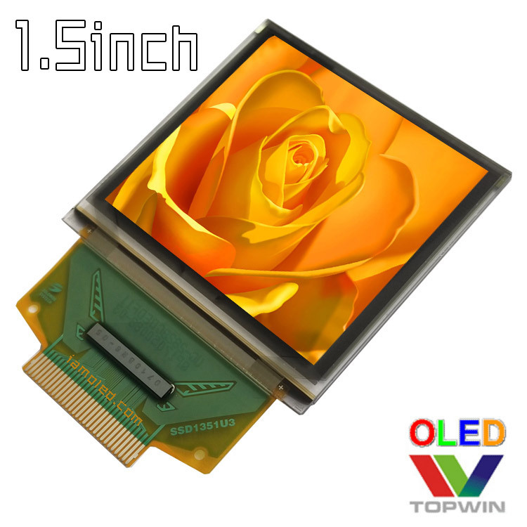 1.5英寸彩色oled液晶显示屏1.46英寸topwin拓微2828GDEBF11小尺寸