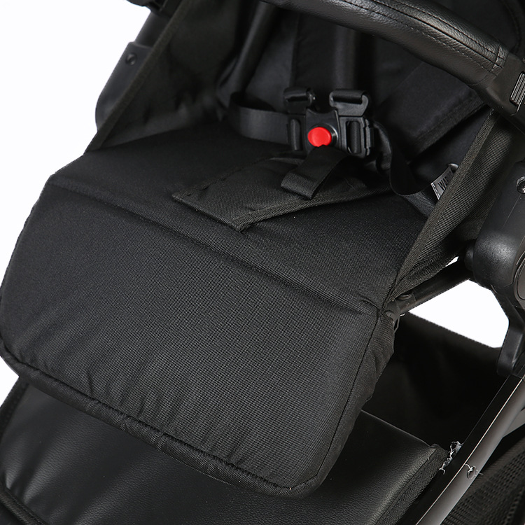 2018新款多功能皮质婴儿车 双向四轮安全避震防滑折叠推车 批发详情图15